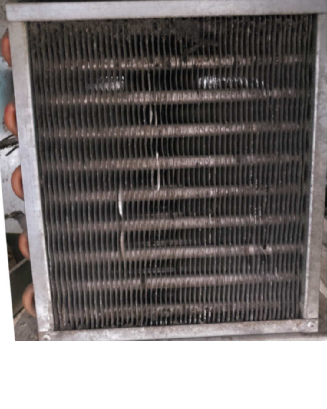 cleaned condensing unit