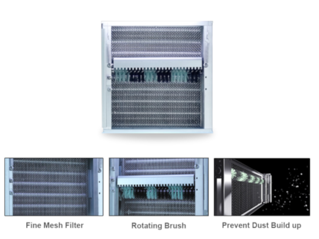 condensing unit lint free self-cleaning design by turbo air